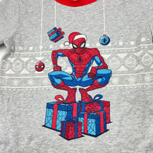 Load image into Gallery viewer, Boys Marvel, Spiderman cotton Christmas tee / top, FUC, size 6,  