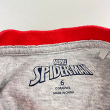 Load image into Gallery viewer, Boys Marvel, Spiderman cotton Christmas tee / top, FUC, size 6,  