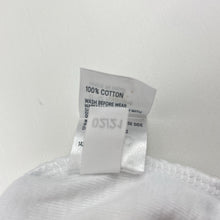 Load image into Gallery viewer, Unisex Anko, white cotton singlet top, EUC, size 0,  