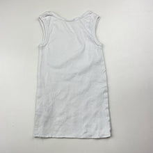Load image into Gallery viewer, Unisex Anko, white cotton singlet top, EUC, size 0,  