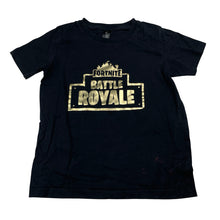 Load image into Gallery viewer, Boys CB, black cotton tee / top, FORTNITE, FUC, size 8,  