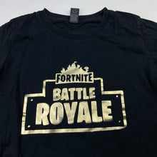 Load image into Gallery viewer, Boys CB, black cotton tee / top, FORTNITE, FUC, size 8,  
