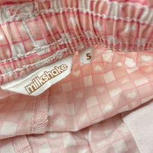 Load image into Gallery viewer, Girls Milkshake, lightweight cotton shorts, elasticated, FUC, size 5,  