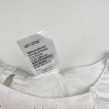 Load image into Gallery viewer, Girls Kids &amp; Co, lined broderie cotton dress, EUC, size 7, L: 64cm