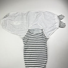 Load image into Gallery viewer, Unisex Gllquen baby, striped cotton swaddle wrap, EUC, size 0000,  
