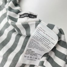 Load image into Gallery viewer, Unisex Gllquen baby, striped cotton swaddle wrap, EUC, size 0000,  