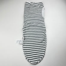 Load image into Gallery viewer, Unisex Gllquen baby, striped cotton swaddle wrap, EUC, size 0000,  