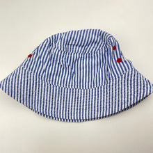 Load image into Gallery viewer, Boys stiped, lightweight cotton bucket hat, GUC, size 0-1,  