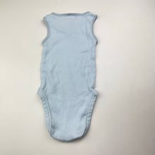 Load image into Gallery viewer, Unisex Dymples, ribbed organic cotton singletsuit romper, EUC, size 0,  