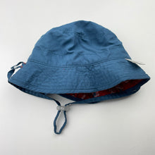 Load image into Gallery viewer, Boys DOZER, reversible bucket hat, chin strap, circum: 48cm, GUC, size 1-2,  