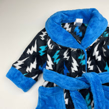 Load image into Gallery viewer, Boys Baby Berry, soft fleece dressing gown / bath robe, GUC, size 1,  