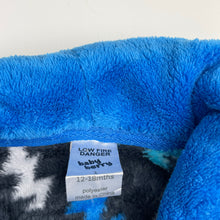 Load image into Gallery viewer, Boys Baby Berry, soft fleece dressing gown / bath robe, GUC, size 1,  