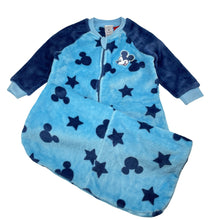 Load image into Gallery viewer, Boys Disney, Mickey Mouse soft fleece sleeping bag, L: 75cm, GUC, size 1,  