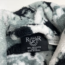 Load image into Gallery viewer, Boys RYLOR, fleece dressing gown / bath robe, skulls, GUC, size 8,  
