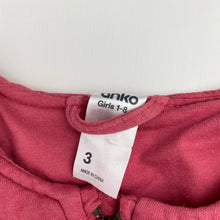 Load image into Gallery viewer, Girls Anko, wadded zip up jacket, FUC, size 3,  