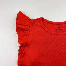 Load image into Gallery viewer, Girls Favourites, ribbed organic cotton tee / top, FUC, size 5,  