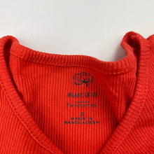 Load image into Gallery viewer, Girls Favourites, ribbed organic cotton tee / top, FUC, size 5,  