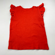 Load image into Gallery viewer, Girls Favourites, ribbed organic cotton tee / top, FUC, size 5,  