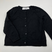 Load image into Gallery viewer, Girls H&amp;M, black knitted cotton cardigan, EUC, size 2,  
