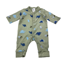 Load image into Gallery viewer, Boys Target, cotton romper, dinosaurs, EUC, size 0000,  