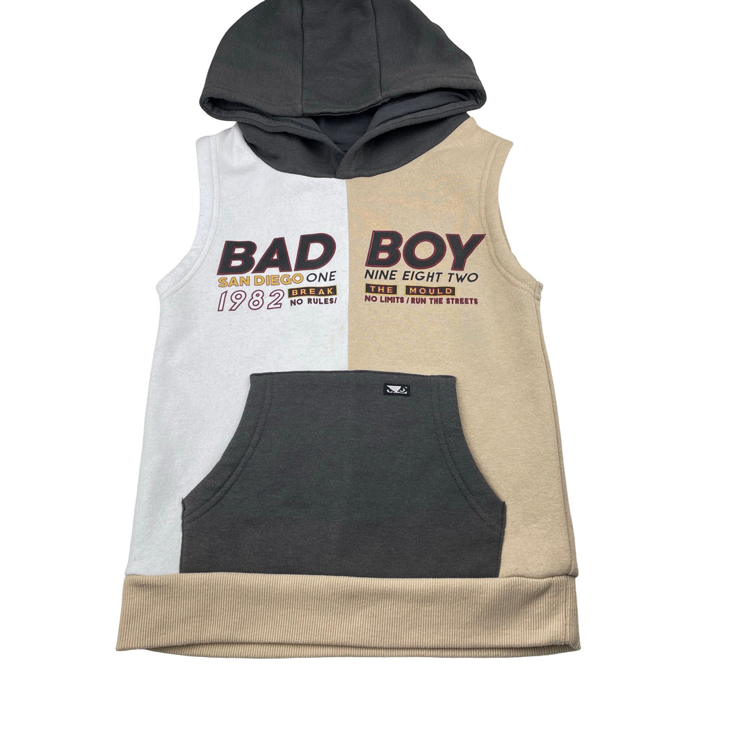 Boys Bad Boy, sleeveless fleece lined hoodie sweater, FUC, size 6,  