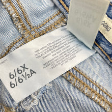 Load image into Gallery viewer, Girls Osh Kosh, stretch denim leggings / jeggings, elasticated, Inside leg: 46cm, GUC, size 6,  
