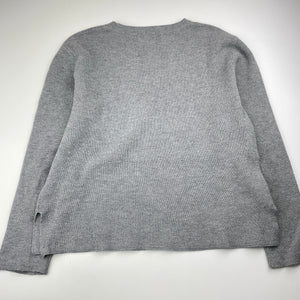 Boys Zara, grey knitted sweater / jumper, GUC, size 13-14,  