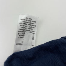 Load image into Gallery viewer, Boys Target, navy cotton long sleeve tee / top, GUC, size 1,  