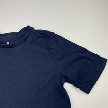 Load image into Gallery viewer, Boys Target, navy organic cotton tee / top, GUC, size 10,  