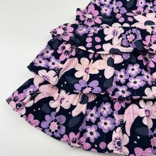 Load image into Gallery viewer, Girls Anko, floral corduroy cotton overalls dress, FUC, size 1, L: 40cm