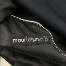 Load image into Gallery viewer, Boys Maurio Jnr, navy blazer / suit jacket, no size, armpit to armpit: 40cm, shoulder to cuff: 51cm, EUC, size 8-10,  