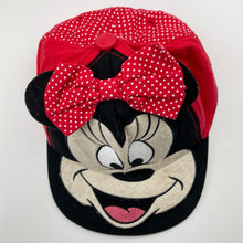 Load image into Gallery viewer, Girls Disney, Minnie Mouse cotton baseball cap / hat, GUC, size 4-6,  
