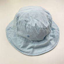 Load image into Gallery viewer, Unisex Essence, chambray cotton bucket hat, circum: 57cm, EUC, size 12,  