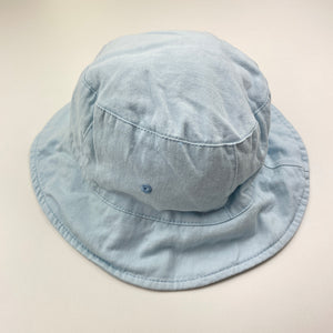 Unisex Essence, chambray cotton bucket hat, circum: 57cm, EUC, size 12,  