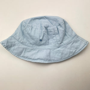 Unisex Essence, chambray cotton bucket hat, circum: 57cm, EUC, size 12,  