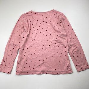 Girls Target, organic cotton long sleeve tee / top, FUC, size 7,  
