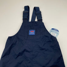 Load image into Gallery viewer, Unisex JoJo Maman Bebe, packaway waterproof, windproof dungarees / overalls, Inside leg: 40cm, NEW, size 4-5,  
