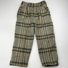Load image into Gallery viewer, Boys wool blend, waistcoat/vest &amp; pants, no labels, Inside leg: 35.5cm, W: 27cm across, armpit to armpit: 30cm, EUC, size 3-4,  