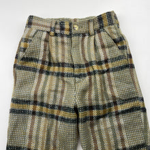 Load image into Gallery viewer, Boys wool blend, waistcoat/vest &amp; pants, no labels, Inside leg: 35.5cm, W: 27cm across, armpit to armpit: 30cm, EUC, size 3-4,  