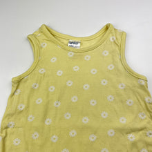 Load image into Gallery viewer, Girls Anko, yellow floral cotton tank top, EUC, size 1,  