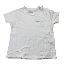 Load image into Gallery viewer, Boys Zara, white cotton t-shirt / top, FUC, size 2-3,  