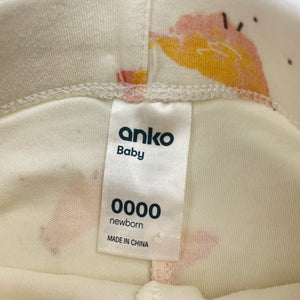 Girls Anko, cotton leggings / bottoms, EUC, size 0000,  