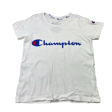 Unisex Champion, authentic white cotton tee / top, FUC, size 4,  