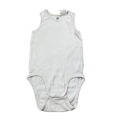 Unisex H&M, organic cotton singletsuit romper, GUC, size 2,  