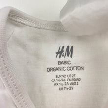 Load image into Gallery viewer, Unisex H&amp;M, organic cotton singletsuit romper, GUC, size 2,  