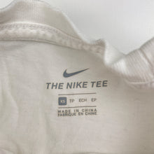 Load image into Gallery viewer, Boys Nike, Air white cotton tee / top, FUC, size 6-8,  