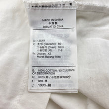 Load image into Gallery viewer, Boys Nike, Air white cotton tee / top, FUC, size 6-8,  