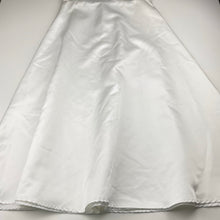 Load image into Gallery viewer, Girls Us Angels, white satin formal/communion dress, GUC, size 8, L: 94cm