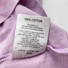 Load image into Gallery viewer, Girls Milkshake, purple cotton tee / top, mermaids, FUC, size 7,  