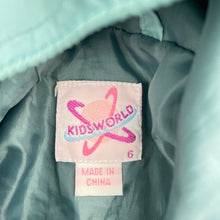 Load image into Gallery viewer, Girls KIDS WORLD, lightweight spray jacket / raincoat, GUC, size 6,  